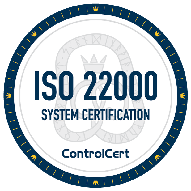 ISO 22000 Certifikat